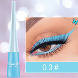17 Color Liquid Eyeliner Matte Quick-Drying Color Eyeliner Lasting Non-Blooming Matte Glitter Eyeliner