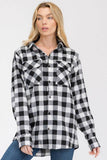 Womens Boyfriend Flannel Shirt S-L ONLY