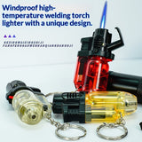 Mini Keychain Windproof Inflatable Portable Lighter