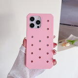 Silicone Hole Phone Case Protective Cover Three-dimensional