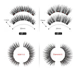 Natural Long Lasting Magnetic Liquid Eyeliner & Magnetic False Eyelashes & Tweezer Set Make up Set