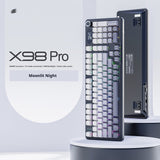 Three-mode RGB Wireless Bluetooth Side Engraving With Knob Game Mechanical Keyboard