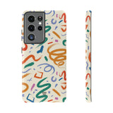 DOODLE BRUSH STROKES | Tough Phone Case