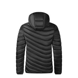 Plus-size Cotton-padded Coat With A Detachable Hood