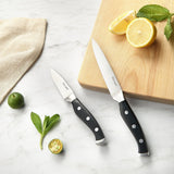 McCook MC65 20 Pieces Knife Block Set Stainless Steel Kitchen Knife Set with Pull-Away Steak Block, Built-in Sharpener