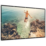 16:9 Foldable Projector Screen Anti-Crease Wall Mounted