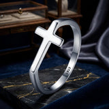925 Sterling Silver Oxidized 1.7mm Ring for Women - Size 6.0