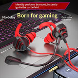 In-ear Esports Gaming Headset With Microphone