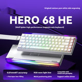 Magnetic Axis Keyboard Manufacturing Machinery Wired RGB Lamp Effect Home Office