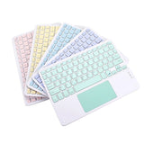 Bluetooth Keyboard With Touch For Mobile Phone Tablet Wireless Rechargeable