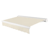 [16x10FT] Awntech Key West Premium Electric Outdoor Motorized Retractable Awning [FCL16/FCR16-SBY] (SAK81742)