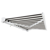 [16x10FT] Awntech Key West Premium Manual Outdoor Retractable Awning [FCM16-SBY] (SAK37154)
