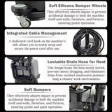 17-Inch 110V Heavy-Duty Commercial Walk-Behind Dual Tank Floor Scrubber (SAK83472)