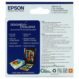 EPSON 127 DURABrite Ultra Ink Black Dual Cartridge Pack For NX-530, NX-625, WF-3520, WF-3530, WF-3540, WF-545, WF-60, WF-630, WF-633, WF-635, WF-645, WF-7010, WF-7510, WF-7520, WF-840, WF-845