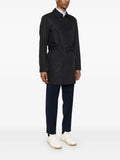Herno Men Double-Breasted Trench Coat In Dean