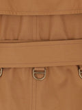 Chloe Women Cotton Gabardine Belted Long Trench Coat