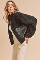 Penny Vegan Sherpa Jacket