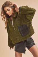 Penny Vegan Sherpa Jacket