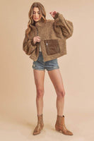 Penny Vegan Sherpa Jacket