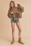 Penny Vegan Sherpa Jacket