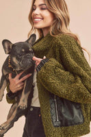 Penny Vegan Sherpa Jacket