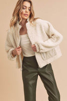 Penny Vegan Sherpa Jacket