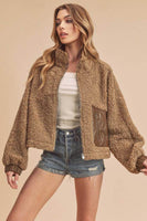 Penny Vegan Sherpa Jacket