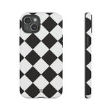 BLACK & WHITE DIAMOND | Tough Phone Case