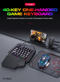 Lei Lang TF900 Single Hand Mouse Keyboard Suit