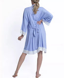 ??Blooming Women by Angel 4 Piece Robe and Matching Baby Set, Size XL