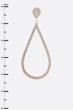 Rhinestone Oversize Teardrop Earrings