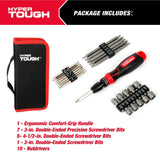 Hyper Tough 24-Piece Quick-Load Screwdriver Set