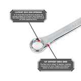 Hyper Tough 24 Pc Combination Wrench Set