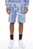 Weiv Mens Paisley Bandana Print Shorts