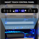 17.72" 111 Bottles Dual Zone Built-in/Freestanding Wine Refrigerator