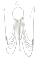 Mesh Metal Shoulder Pad Layer Body Chain
