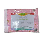 Sanders Printed Microfiber 4 PC. Sheet Set, Full – Pink Ballerina