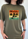 Malibu Unisex Bamboo Viscose/Organic Cotton Short Sleeve Graphic T-Shirt