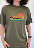 Los Angeles Spun Bamboo Unisex Bamboo Viscose/Organic Cotton Short Sleeve Graphic T-Shirt