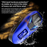 KP-293 Hot-Selling New Helmet Bluetooth Headset Waterproof Dustproof Noise-Canceling Intercom With Digital Display RGB Lighting In Stock