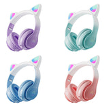 Gradient-colored Foldable Card-insert Wireless Bluetooth Headphones