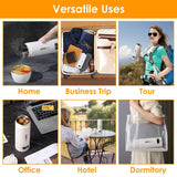 17Oz Stainless Steel Travel Electric Kettle with 4 Temperature Preset Modes