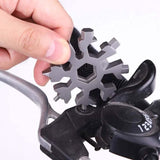 18-in-1 Multi-Tool Stainless Steel Snowflake-Shaped Tool