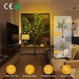 180-Pieces LED Beads Lighted Olive Tree with Warm Light with Remote 8 Lighting Modes 10 Adjustable Brightness