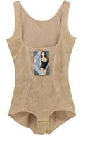 Floral Mesh Body Shaper With Straps (Plus)