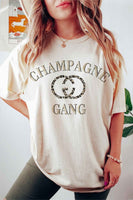 “CHAMPAGNE GANG” GRAPHIC TEE
