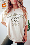 “CHAMPAGNE GANG” GRAPHIC TEE