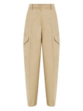 Givenchy Women Cotton And Wool Cocoon Trousers With Pockets
