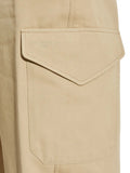 Givenchy Women Cotton And Wool Cocoon Trousers With Pockets