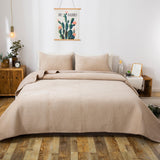 Kasentex Lightweight Velvet Bedspread Set Queen/King - Soft All Season Bedspread Coverlet